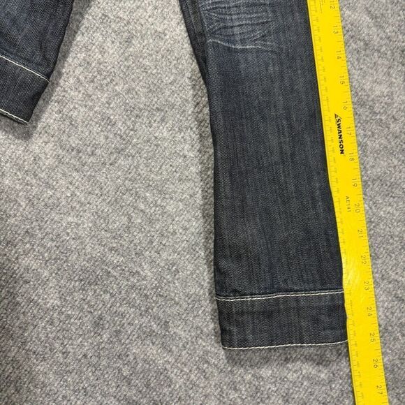 Harley Davidson Jean Jacket Womens Medium Denim Patches Zip Up Biker Motorcycle - Picture 9 of 11